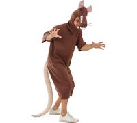 Funidelia | Costume da topo per donna e uomo Animali - Costume per Adulto e accessori per Feste, Carnevale e Halloween - Taglia M - L - Grigio/Argentato