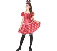 Costume da topo per bambina 5-6 anni (115/130 cm)