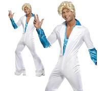 Costume Da Uomo Disco Anni '70 Musica Groovy Abbigliamento Da Festa Nuovo