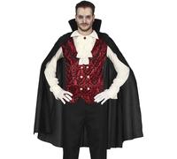 Costume Da Vampiro Classico Di Halloween Per Uomo, Outfit Da Dracula Nuovo