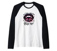 Costume da Vampiro per Halloween, Fantasma, Strega, Horror Maglia con Maniche Raglan