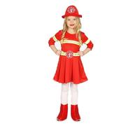 Costume da Vigile del Fuoco per Bambina M-(7/9 Anni)