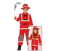 Costume da vigile del fuoco pompiere bambino ragazzo ragazza