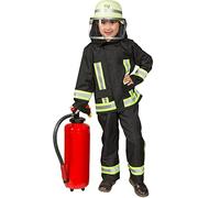 Costume da vigile del fuoco, uniforme per travestimenti e carnevale, modello da ragazzi