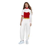 Costume da zombie nova da donna, per adulti, zombi, daywalker, cheerleader, cosplay, uniformi scolastiche, felpa con cappuccio, top e pantaloni, per feste di Halloween
