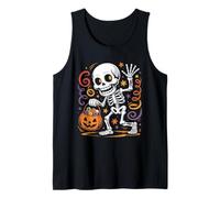 Costume da zucca spaventosa per Halloween, da donna, da uomo Canotta