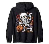Costume da zucca spaventosa per Halloween, da donna, da uomo Felpa con Cappuccio