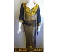 Costume danza del ventre egiziana abito Saidi, Baladi Galabeya, Fallahi Abaya...