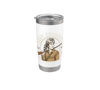 Costume Davy Crockett Bicchiere termico in acciaio inox doppia parete