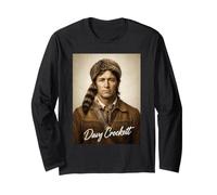 Costume Davy Crockett Maglia a Manica