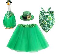 Costume Decorativo da Portico | Costumi da Giardino per Halloween con Gonna Tutù,Decorazioni Stagionali Giardino San Patrizio San Ringraziamento Autunno