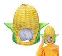 Costume Del Cappello Di Mais - Corn Cat Food Apparel, Soft Novelty Farmhouse Style Headgear | Per Cosplay Divertenti, Cappello Da Festa Decorativo Con Design Confortevole Per I Festival