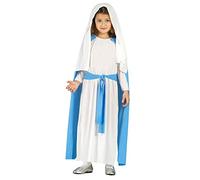 costume della Vergine Maria per bambine, misure 98-146 cm