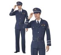 Costume Deluxe Da Pilota Della Forza Aerea Per Uomini In Uniforme Da Guerra