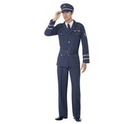 Costume Deluxe Da Pilota Della Forza Aerea Per Uomini In Uniforme Da Guerra
