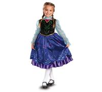 Costume Deluxe Di Anna Disney Frozen Per Bambina Piccola X-Small (3T-4T)
