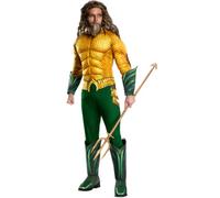 Costume Deluxe Di Aquaman Per Uomini DC Comic Film Supereroe Outfit Per Adulti