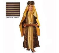 Costume Deluxe Di Melchior Per Bambino Dei Tre Re Magi