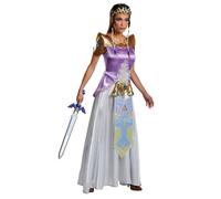 Costume Deluxe Di Princess Zelda Legend Of Zelda Adulto X-Large 18-20