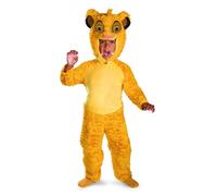 Costume Deluxe In Peluche Di Simba De Il Re Leone Disney Bambino 4-6