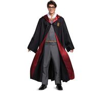Disguise Men's Harry Potter Deluxe Adult Costume, Black & Red, XL (42-46)