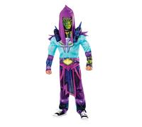 Costume Deluxe Skeletor Per Bambini Supereroe Abbigliamento Elegante + Maschera