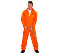 Costume Detenuto Uomo per Feste a Tema, Taglia S, Adulto
