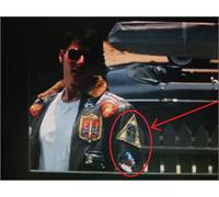 Costume Di Abito Halloween Top Pistola Film Sostegno: Maverick Volo Jacket Toppe