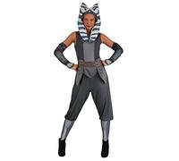 Costume di Ahsoka Tano di Star Wars da donna, per adulti, per Halloween, con licenza ufficiale, S