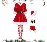 Costume Di Babbo Natale | Vestito Da Babbo Natale | Outfit Per Cosplay E Performance Sul Palco Per Spettacoli Festivi All Aperto Raduni Fotografici Carnevale Per La Famiglia E A Casa