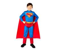 Rubies Costume Superman Movie Classic per bambino e bambina, Tuta con mantello, Licenza Ufficiale DC Comics Superman per Carnevale, feste, cosplay, Halloween