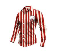 Costume di carnevale da uomo con coriandoli da clown, a maniche lunghe, con stampa stupida, per il tempo libero, divertente, R rosso., XXL