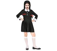 Costume di carnevale, Dark girl, mercoledi, vestito, travestimento, per bambini, halloween, feste a tema