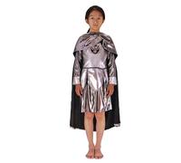 Costume di Carnevale per Bambini - Costume Carnevale Bambini Elegante Costume da Cosplay per Bambini per spettacoli teatrali e Feste Vestito da Travestimento per Bambini Libro di Fiabe (Silver S)