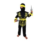 Costume di carnevale per bambini Ninja giallo