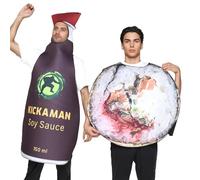 Costume Di Cibo Giapponese - A Tema Del Sushis, Vestiti Da Cosplay Per Festa | Festival Di Costumi Di Coppie, Attività Di Natale Di Halloween, Abito Di Sushi Per Eventi A