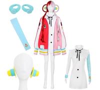 Costume Di Cosplay UTA Outfit Ruolo Anime, Set Completo Abiti Piano Cuffie Parrucca Giacca, Abbigliamento Le Vacanze Del Festival, Carnevale Palcoscenico, Feste Film A Tema Wear For Women Girls Fan