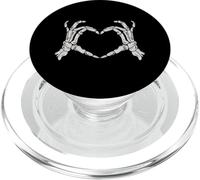 Costume di Halloween 2025 con mani di scheletro e cuore per amanti spettrali PopSockets PopGrip per MagSafe
