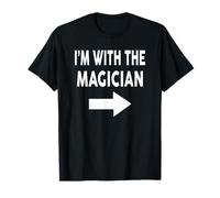 Costume di Halloween con maglietta "I'm With The Magican" Maglietta