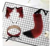 Costume di Halloween con orecchie e coda di animali. Vesti una bella fascia