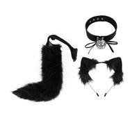 Costume di Halloween con orecchie e coda di animali. Vesti una bella fascia