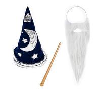 Costume di Halloween Cosplay Party Witch Barba Bundle ideale per spettacoli sul palcoscenico per feste mascherate