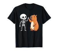 Costume di Halloween da Capybara High Five Skeleton Maglietta