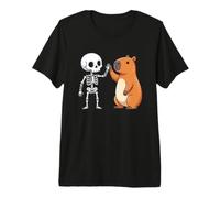 Costume di Halloween da Capybara High Five Skeleton Maglietta Premium