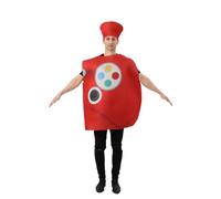 Costume di Halloween da donna senza sforzo: numerose idee creative per cosplay per adulti - divertenti trasformazioni per feste (gamepad rosso, M)