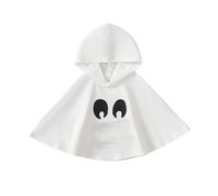 Costume di Halloween da Fantasma Bambino Costume Baby Unisex Costumi Cape Costumi di Halloween Fantasma con Cappuccio per divertimento spaventoso Outfit per cosplay di zucca per le celebrazioni