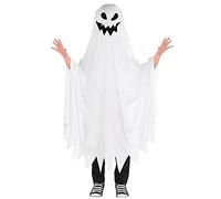 Costume di Halloween da Fantasma Bambino Costume Baby Unisex Costumi Cape Costumi di Halloween Fantasma con Cappuccio per divertimento spaventoso Outfit per cosplay di zucca per le celebrazioni