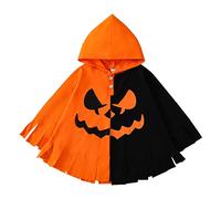 Costume di Halloween da Fantasma Bambino Costume Baby Unisex Costumi Cape Costumi di Halloween Fantasma con Cappuccio per divertimento spaventoso Outfit per cosplay di zucca per le celebrazioni