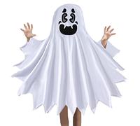 Costume di Halloween da Fantasma Bambino Costume Baby Unisex Costumi Cape Costumi di Halloween Fantasma con Cappuccio per divertimento spaventoso Outfit per cosplay di zucca per le celebrazioni