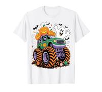 Costume di Halloween da fantasma Monster Truck Zucca Bambino Ragazzi Maglietta